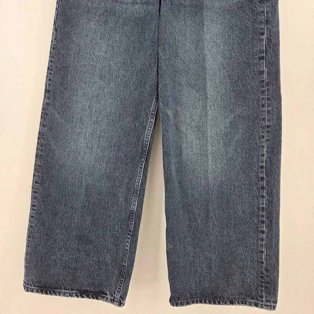 Rag & Bone Andi High-Rise‎ Ankle Wide Leg Cropped Jeans Dark Wash Size 27